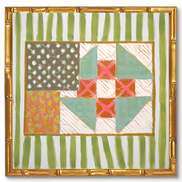 30A Bunk House Print - Preppy Patriot Collection