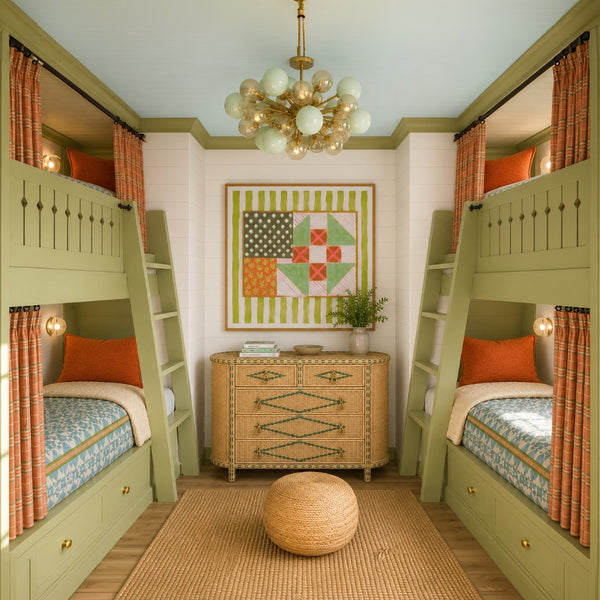 30A Bunk House Print - Preppy Patriot Collection
