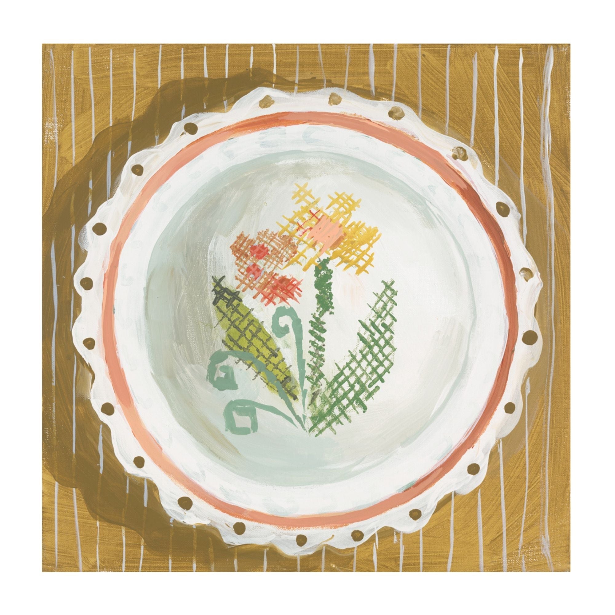 Honey & Coral Print