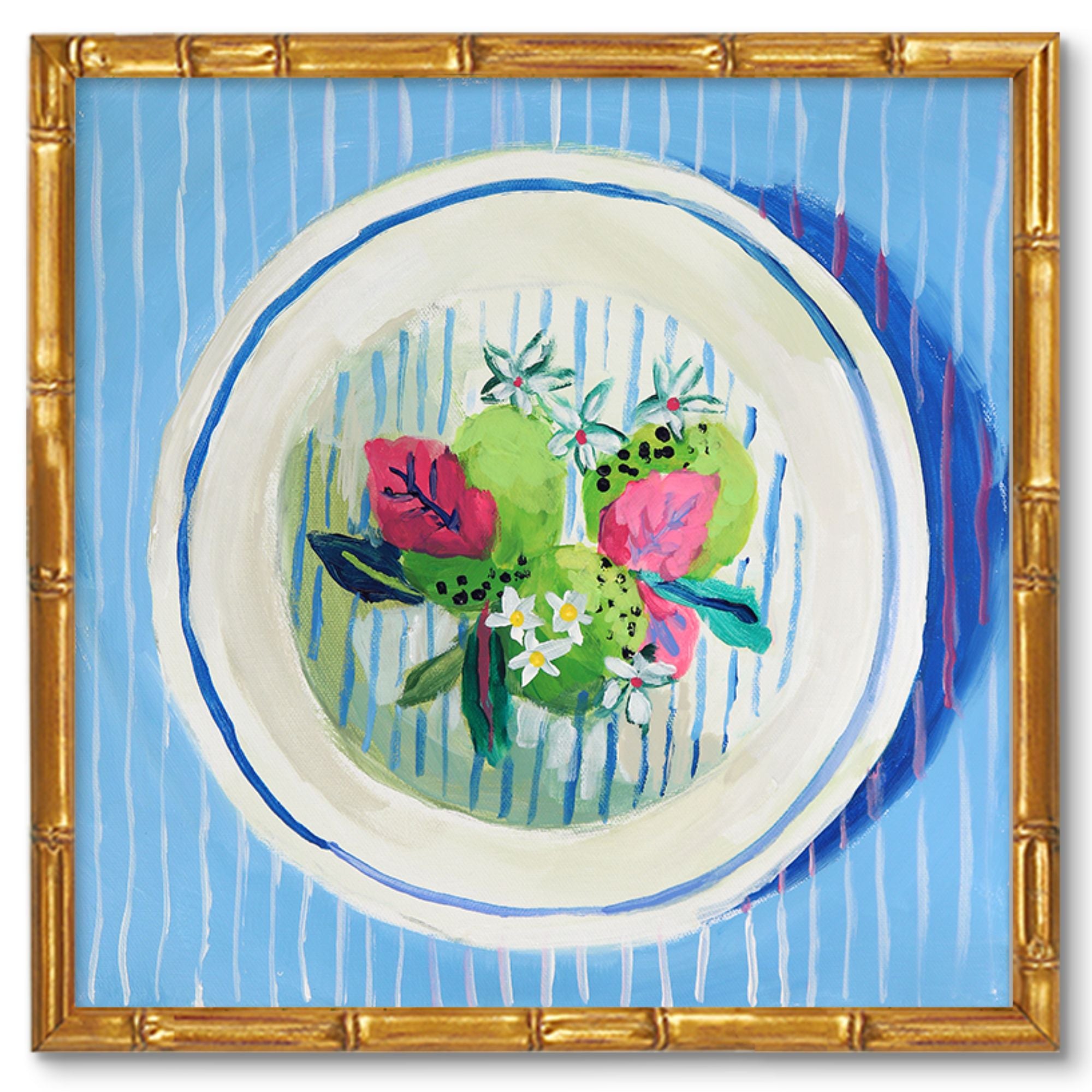 Citrus Garden Plate No.1 Print