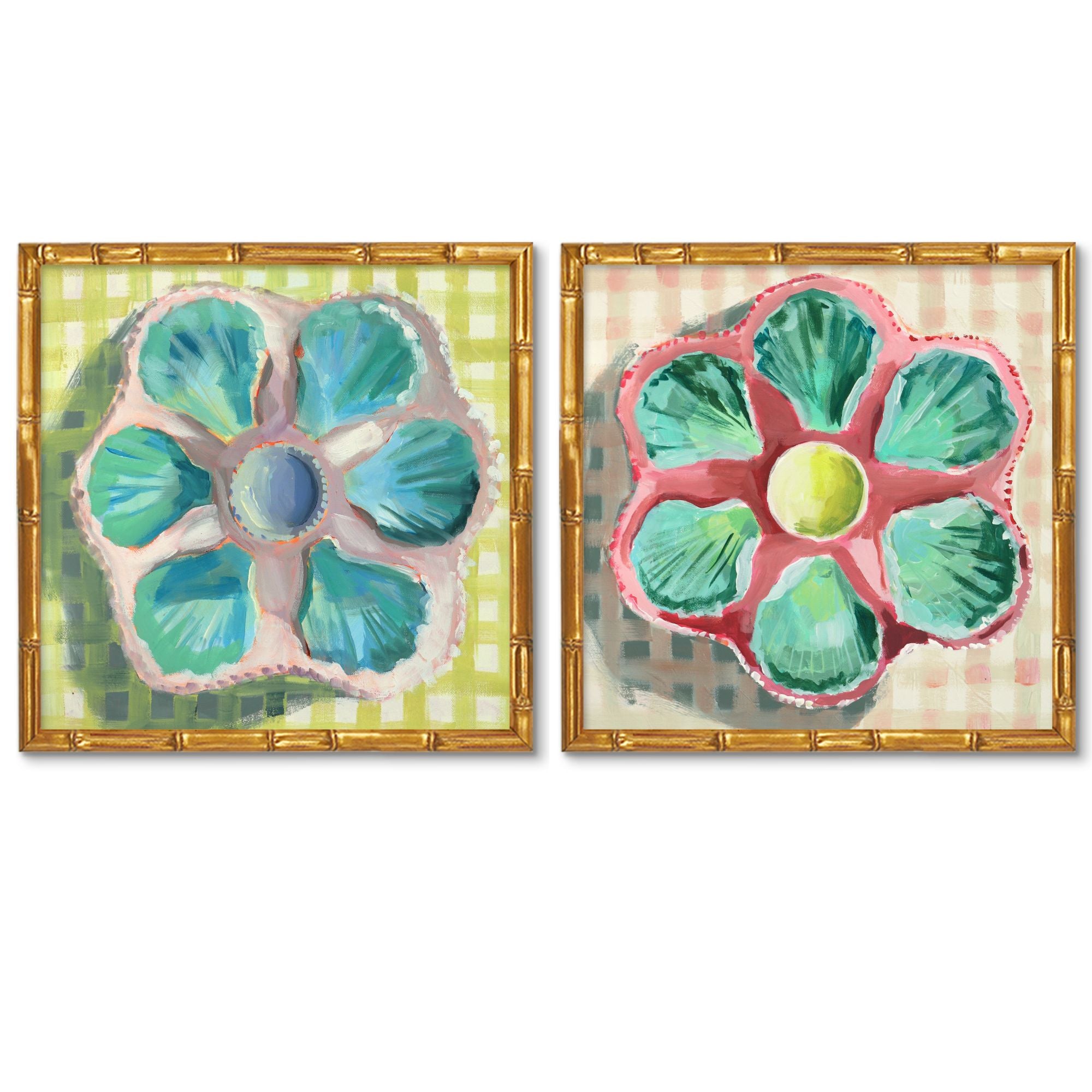Oyster Plate Prints (set of two)