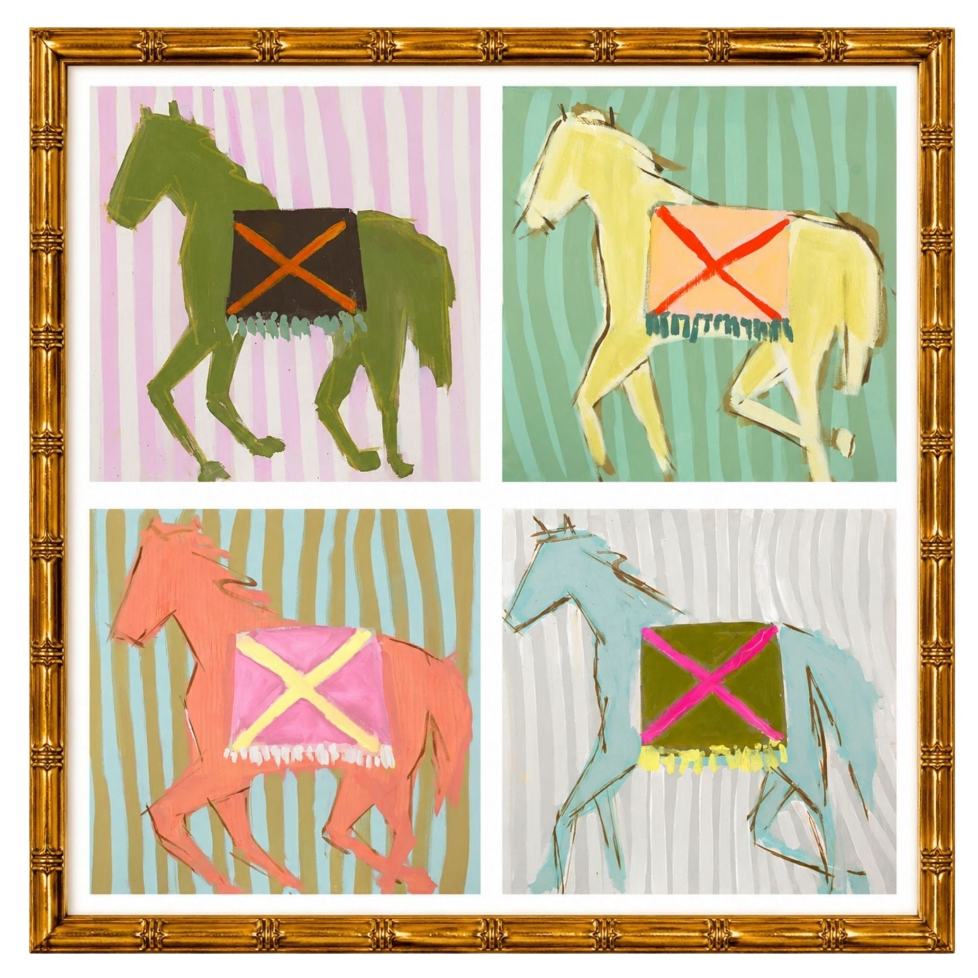 Candy Striper Quad Print