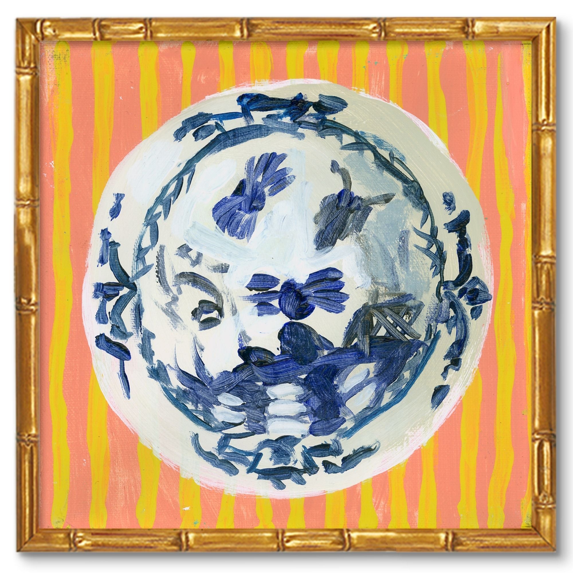 Sunday Supper in Blue Print