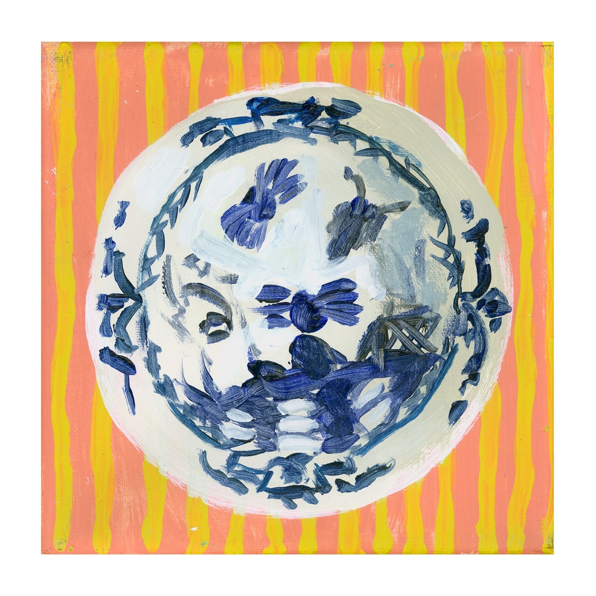 Sunday Supper in Blue Print