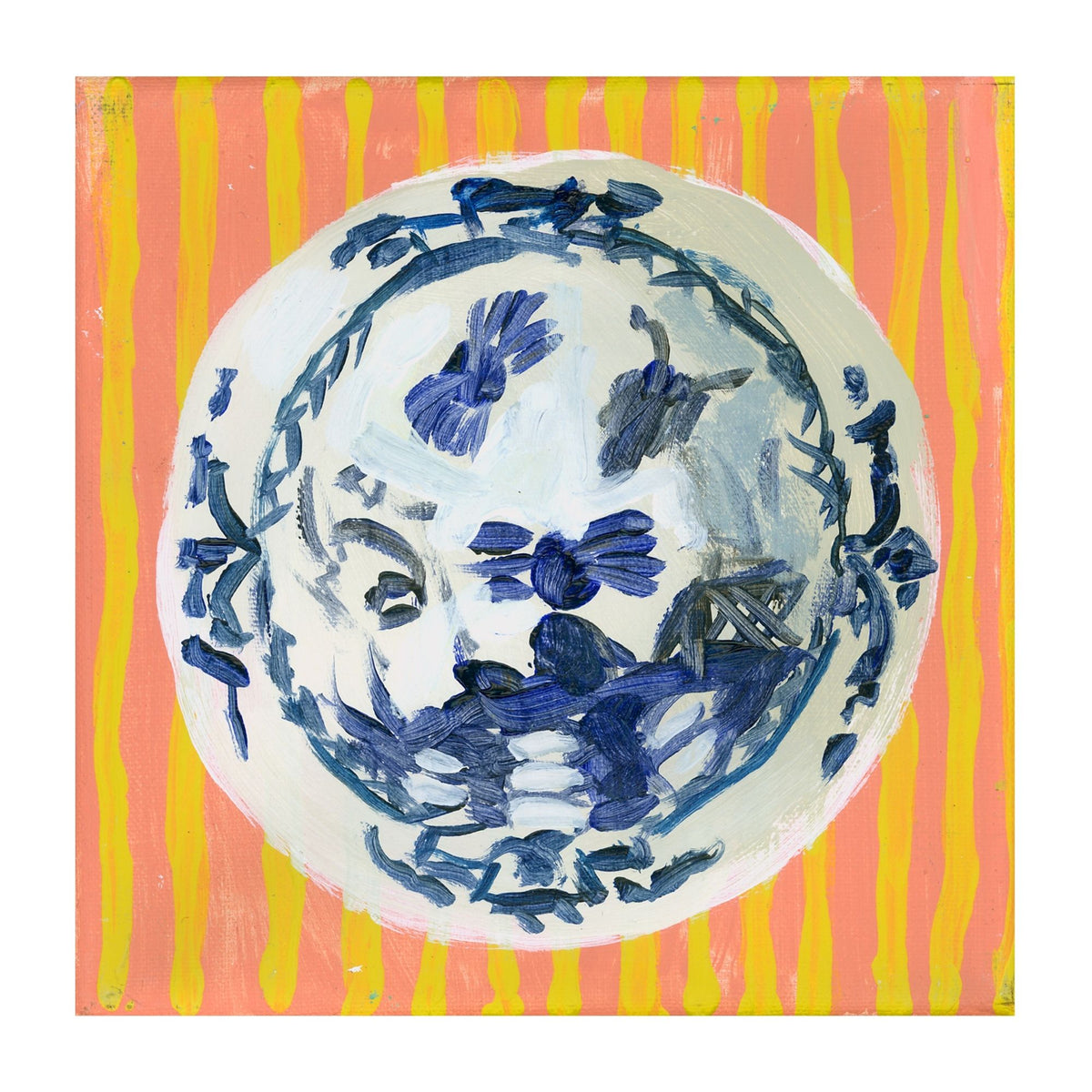 Sunday Supper in Blue Print